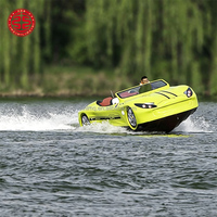 Lujo eléctrico Rc Speed Boat Motor pasajeros 5 personas Mini Jet Speed Boat fibra de vidrio pequeño barco de alta velocidad para la venta