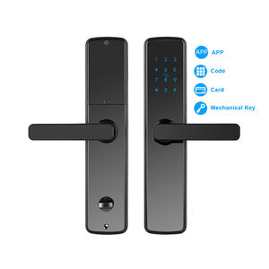 कम कीमत वाले इलेक्ट्रॉनिक फ्रंट डोर लॉक ऐप कोड कीपैड कार्ड के लिए स्मार्ट डोर लॉक - Product Image 2