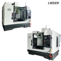 Centre d'usinage CNC vertical V855L à 4 broches, déplacement de table 800x550x600mm, répétabilité 0.003mm, machine entièrement automatique
