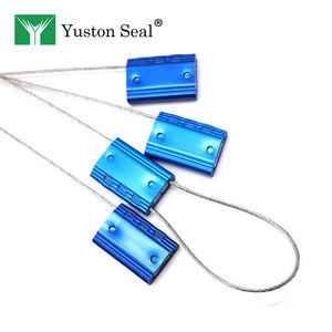 Scellé de câble en acier <span class=keywords><strong>YUSTON</strong></span> YTCS002 certifié ISO17712, résistance >3.5KN, pour camions lourds, remorques et citernes - Meilleures ventes - Product Image 1