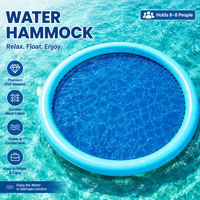 Plateforme flottante gonflable et hamac en PVC pour enfants, adultes et animaux domestiques, certifiée CE, capacité 100-500 kg