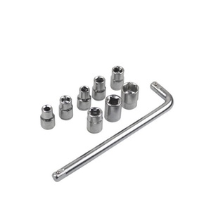 Juego de Herramientas Manuales Profesionales de 10 Piezas para Reparación en Taller, Juego de Llaves de Tubo Métricas en Caja de Herramientas, Personalización OEM Disponible - Product Image 2