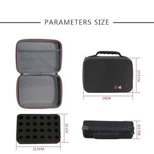 24 Bottles EVA Essential Oils Carrying <b>Case</b> 5ml 10ml 15ml Essential Oil <b>Case</b> Portable <b>Hard</b> <b>Shell</b> Essential Oils Travel Bag - Product Image 5