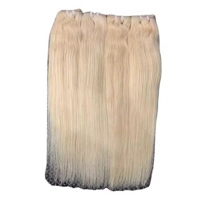 Lace Front Indian Remy Hair Straight Wig Soft Natural Color Full <b>Head</b> - Product Image 4
