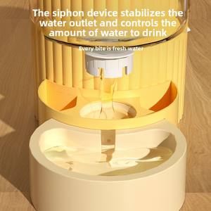 All-In-One Automatic Pet Feeder with Double <strong>Plastic</strong> <strong>Bowls</strong> for Cats/<strong>Dogs</strong> Includes Rice Water Drinking Features for Puppy Owners - Product Image 3