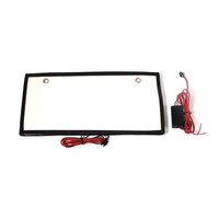 Support de plaque d'immatriculation LED en acrylique personnalisé en gros Autres accessoires d'éclairage de voiture pour motos