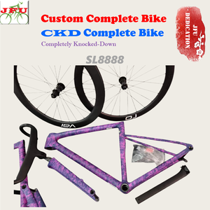 Bicicleta de Carreras Personalizada Completa, Bicicleta de <span class=keywords><strong>Carretera</strong></span> JFUSL88 con Cuadro de Fibra de Carbono, Equipada con Piezas de Bicicleta para Specialized. Trekking. Canondale. <span class=keywords><strong>Scott</strong></span> - Product Image 3