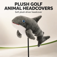 2026 Housse de tête de club de golf motif tête d'animal, accessoires de golf, housse de driver, housses de tête de club de golf originales