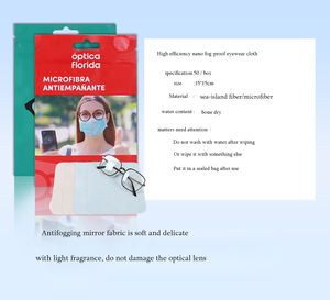 Lunettes de soleil, 2 pièces, Logo personnalisé, écran de lunettes de soleil, <span class=keywords><strong>lingette</strong></span> nettoyante, chiffon de nettoyage en microfibre, chiffon <span class=keywords><strong>anti</strong></span>-brouillard <span class=keywords><strong>réutilisable</strong></span> pour lunettes - Product Image 6