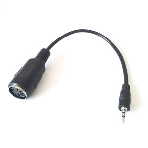 Tapez un câble audio stéréo MIDI Din 5 broches femelle vers Monoprice 3.5mm mâle TRS - Product Image 3