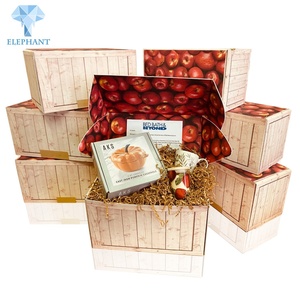 Caja de Embalaje de Cartón Corrugado Portátil y Económica con Diseño Personalizado para Naranjas, Fresas y Manzanas - Product Image 2