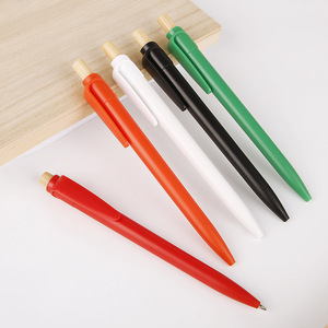 Stylo à bille écologique avec logo personnalisé, design sportif en bois de bambou, largeur d'écriture de 1.0mm, RABS RPET promotionnel pour les cadeaux - Product Image 6