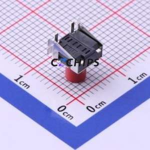 TA3-1R2-V-T/R Tactile Switch SMD Switch Single Pole Single Throw Round Button 1.85N Horizontal Mount - Product Image 2