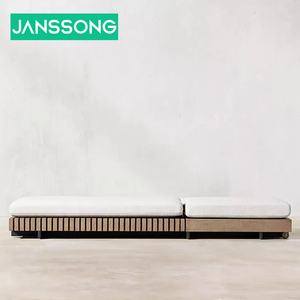 Juego <span class=keywords><strong>de</strong></span> <span class=keywords><strong>tumbona</strong></span> <span class=keywords><strong>de</strong></span> madera <span class=keywords><strong>de</strong></span> lujo para todo tipo <span class=keywords><strong>de</strong></span> clima, piscina exterior impermeable para cojín, Playa y jardín para uso en Hotel, juego <span class=keywords><strong>de</strong></span> <span class=keywords><strong>tumbona</strong></span> <span class=keywords><strong>de</strong></span> <span class=keywords><strong>teca</strong></span> - Product Image 4