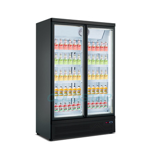 Frigorifero Congelatore Verticale a 4 Porte per Supermercato, Espositore Refrigerato per Bevande, Latte, Birra - Product Image 3