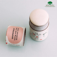 Doublure en papier ciré de qualité alimentaire 3OZ 87G Conteneur de déodorant vide Conteneur de papier d'emballage en bâton Tube de papier baume à lèvres Push Up