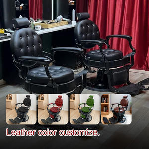 Jincheng, barbería de belleza, equipo de salón de antigüedades, silla de barbero hidráulica, muebles, silla de peluquería, metal pesado, precio barato - Product Image 6