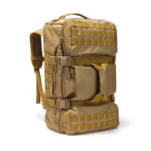 Outdoor oxford functional molle handbag hunting waterproof utility bag camouflage tactical backpack