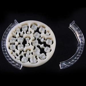 Nha khoa cadcam phay khối 1/2 Vòng tròn chủ kẹp nhựa trong suốt hình bán nguyệt công cụ cho Zirconia <span class=keywords><strong>PMMA</strong></span> PEEK Đĩa giữ - Product Image 6