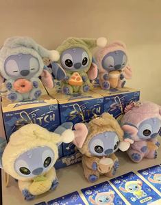 Juguete de Peluche de Vinilo Original <span class=keywords><strong>y</strong></span> Auténtico de <span class=keywords><strong>Lilo</strong></span> <span class=keywords><strong>y</strong></span> <span class=keywords><strong>Stitch</strong></span>, Serie Comer, Dormir, Mini Peluche, Caja Misteriosa para Niños, Llavero con Temática Animal, Xmattel - Product Image 2