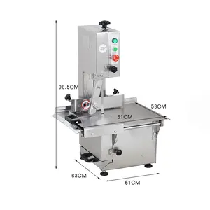 Heavy Duty Commercial Band Saw Meat Cutter Machine Multi-Functional 430 Stainless Steel Bone Cutting Machine