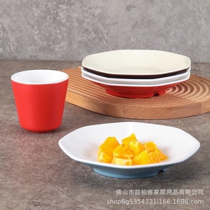 Pequeños platos creativos para hot pot comercial, vajilla, melamina, bares, KTV, platos para aperitivos, platos de plástico para comida fría. - Product Image 3