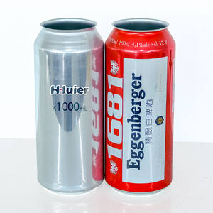 Canette en aluminium personnalisée de 1000 ml, 1 L, 1 litre, 100 cc, vide, grande, pour soda, jus, bière, boisson énergisante - Product Image 1