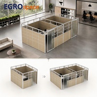 EGROspace - Design d'espace de travail - Mobilier de bureau - Cloisons de séparation modulaires en verre insonorisées pour bureaux