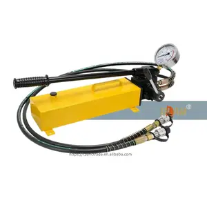 CP-700S Double Acting Manual Hydraulic Hand Pump High Pressure Oil Hose With Gauge Hydraulic Lifting Cylinder Jack