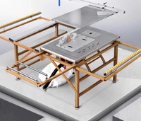 Table de scie pliable pour le travail du bois, machine de scie pour la fabrication de charpentier