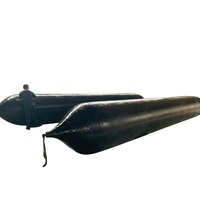 Ponton flottant professionnel pour lancement de navires de transport de marchandises, 1,0*12m, Airbag en caoutchouc naturel anti-explosion, certifié CCS, haute performance
