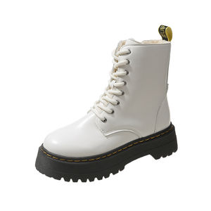 2024 hiver nouvelle jambe minceur augmenter Plus polaire semelle épaisse Midtube chaud coton chaussures bottes pour femmes - Product Image 5