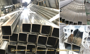 Tubi Quadrati in Acciaio Inox 20x20 40x40 <span class=keywords><strong>50x50</strong></span> 60x60 80x80 100x100 Prezzo per Tonnellata - Product Image 3