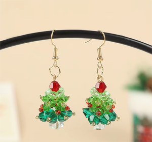 Orecchini a forma di ape fatti a mano all'uncinetto con perline con fiocco di balletto perle di perle alla moda classico religioso Girly Heart - Product Image 5