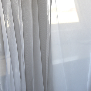 Qualité supérieure 300cm de large doux translucide Voile mousseline de soie pure fenêtre décoration Textile de maison mousseline de soie rideau tissu - Product Image 6