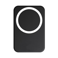 Panneau solaire magnétique sans fil 20W pour charger la batterie Li-Polymère 5000mah 10000mah, charge rapide, batterie externe portable 2-en-1 avec prise