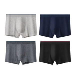 OEM/ODM morbido cotone da <span class=keywords><strong>uomo</strong></span> mutande traspiranti grigie grigie nere leggere Boxer <span class=keywords><strong>slip</strong></span> da <span class=keywords><strong>uomo</strong></span> - Product Image 2