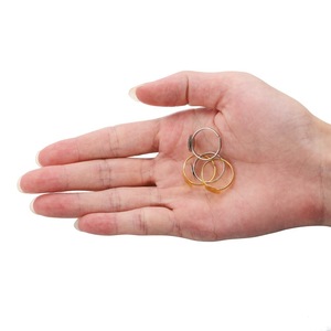 Base de bague réglable pour la création de bijoux, 10 mm, ouvrable, en métal électroplaqué - Product Image 5