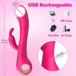 Masajeador Vibrador Potente <span class=keywords><strong>con</strong></span> Certificación CE, Seguro para el Cuerpo, de Silicona, Alimentado por USB, para Mujeres, <span class=keywords><strong>con</strong></span> Control Remoto Inalámbrico y Función de Alivio del Dolor - Product Image 6