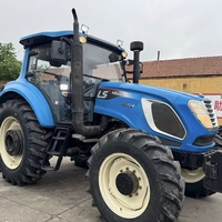 Tractor LS 1304 de Segunda Mano de Alta Calidad, Tracción en las Cuatro Ruedas, 6 Cilindros, 130 Caballos de Fuerza, Motor Luoyang, Cabina con Aire Acondicionado, Caja de Cambios