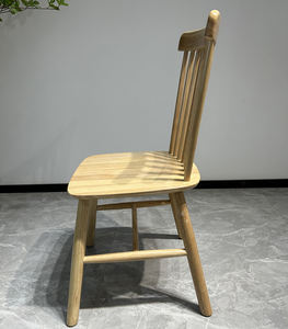 Parlak mobilya yüksekliği kaliteli monoblok ahşap otel sandalye yemek sandalyesi restoran ev Bar olay için - Product Image 4