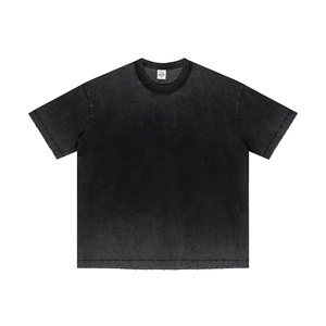 Camiseta de Manga Corta de Color Sólido con Logotipo Personalizado para Hombre, 100% Algodón, Básica, Suave, Transpirable, Informal, para Uso Diario en Verano - Product Image 2