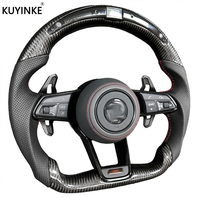 Volant de voiture en fibre de carbone pour Vw Volkswagen Golf Gti7 Mk7.5 Jetta Passat Golf 6 Touareg Golf 7 Volant de sport