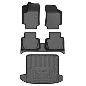 Tapis de sol de voiture 3D tous temps TPE TPO imperméable pour Skoda <span class=keywords><strong>Kamiq</strong></span> - Product Image 1
