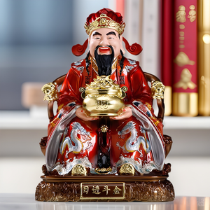 La Deità della Ricchezza Placcata in Posizioni di Rilievo in Case e Uffici Può Migliorare la Prosperità delle Imprese Familiari - Product Image 2