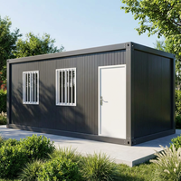Maisons préfabriquées 20 pieds les plus vendues, maisons conteneurs démontables en kit pour l'extérieur, petites maisons avec appartement, mini-maisons