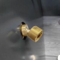 Robinet de douche universel transfrontalier à angle excentrique réglable, à diamètre variable, avec joint de correction d'angle de pied courbé