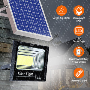 Luz de inundación solar de alto brillo Iluminación gran angular de 120 ° Estructura de disipación de calor de grado industrial - Product Image 5