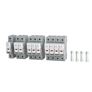 Đặc biệt quang điện 32A 10x38 Mét cầu chì năng lượng mặt trời năng lượng PV DC cầu chì cơ sở