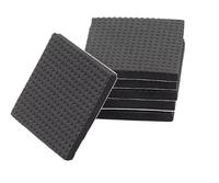 Patins de protection pour meubles en mousse EVA de 1 mm d'épaisseur, autocollants adhésifs, antichoc, durables, pour pieds de chaise, utilisation de masquage